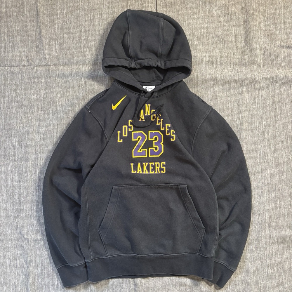 Black Nike Lakers Lebron James Hoodie - S‎